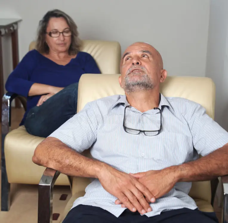 Paciente en sesión de terapia psicológica en La Molina